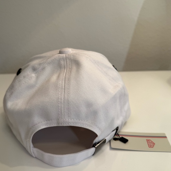 TAG HEUER Watch White Embroidered “HUER” Logo Cap Hat Adjustable Rare New - Picture 3 of 5